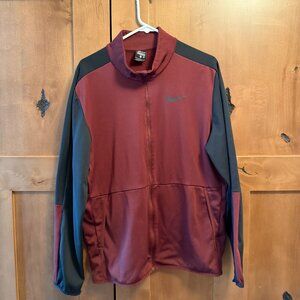 Nike Dri-Fit Standard Fit Light-weight Zip-up Fleece Jacket Mens L